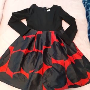 Beautiful black and red dress.  Size Medium
